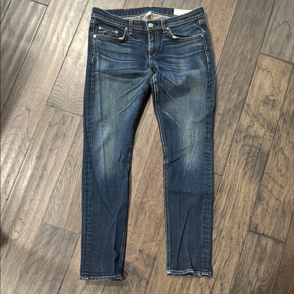 Rag & Bone Blue Denim Jeans- The Dre style